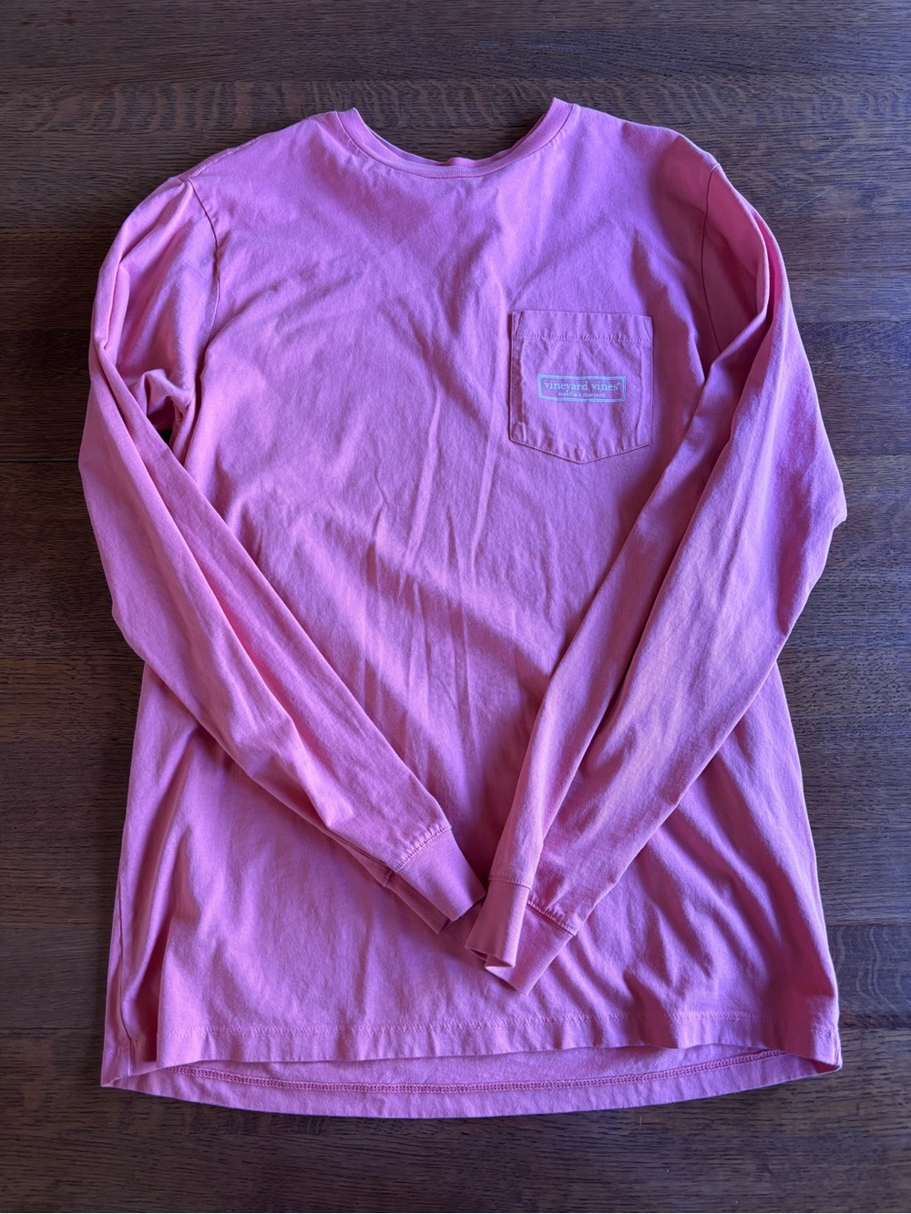 Vineyard Vines Men's Long-Sleeve Pocket Tee - Pink